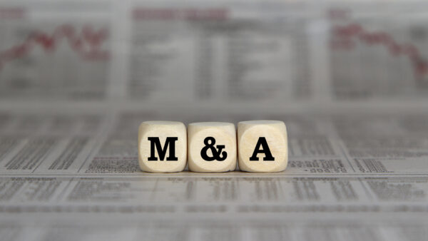 Mergers and Acquisitions M&A sign