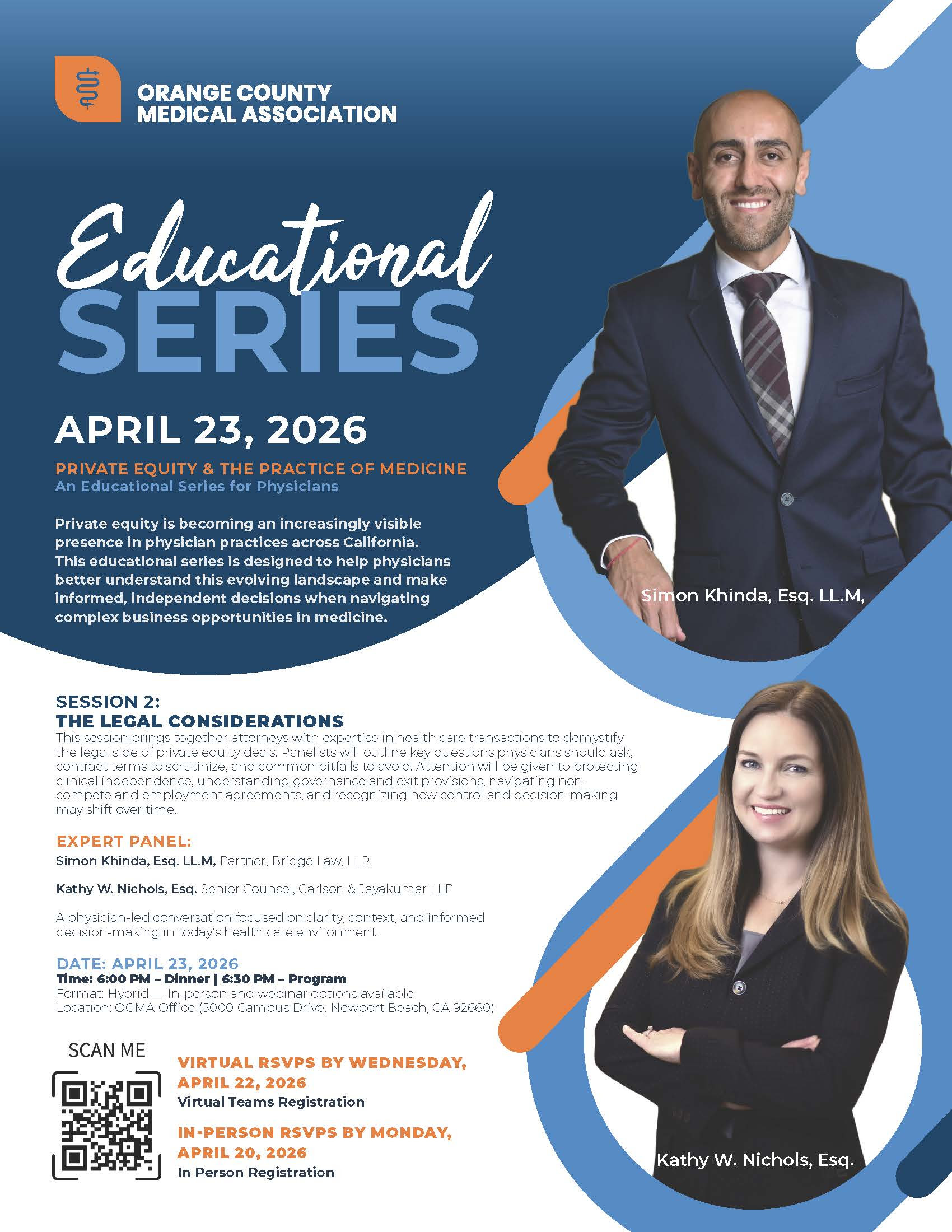 Private Equity & The Practice of Medicine – OCMA Legal Panel